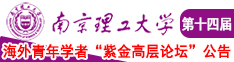 鸡巴暴操大黑逼浪话视频南京理工大学第十四届海外青年学者紫金论坛诚邀海内外英才！